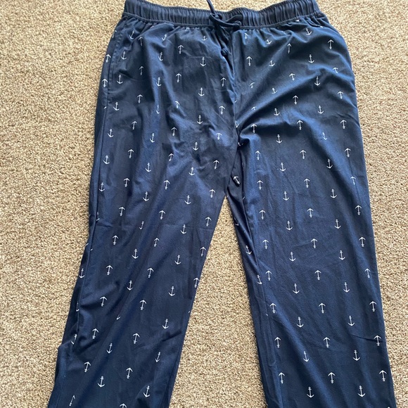 Mens Nautica Anchor Pajama Pants 